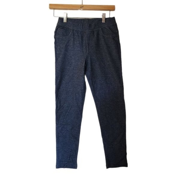 Tea Collection Denim Like Skinny Minny Pants Leggings size 12 Years Kids‎ Girl - Picture 2 of 9
